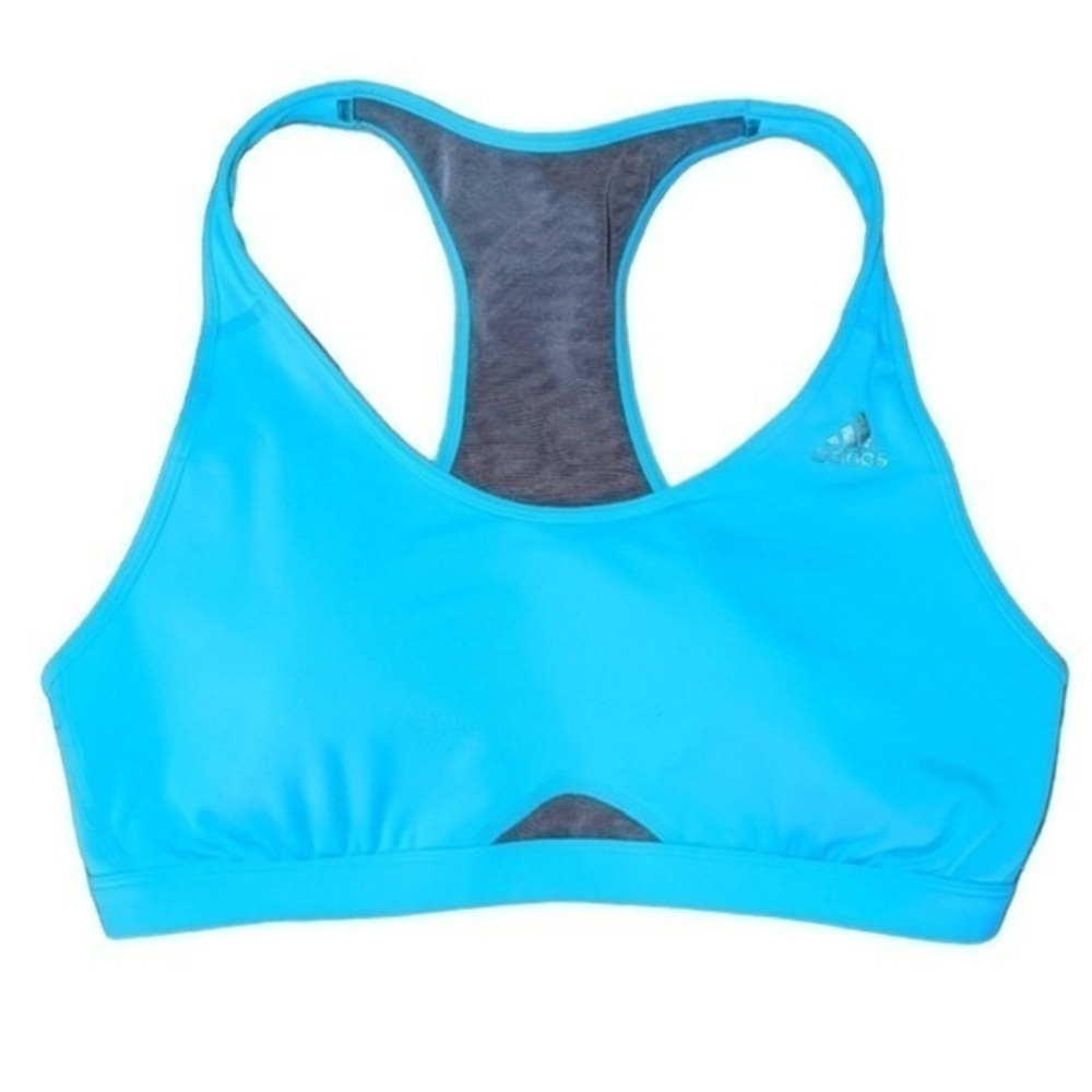 ADIDAS Women's Teal and Black Sports Bra